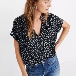 Madewell Central Drapey Shirt in Baby’s Breath